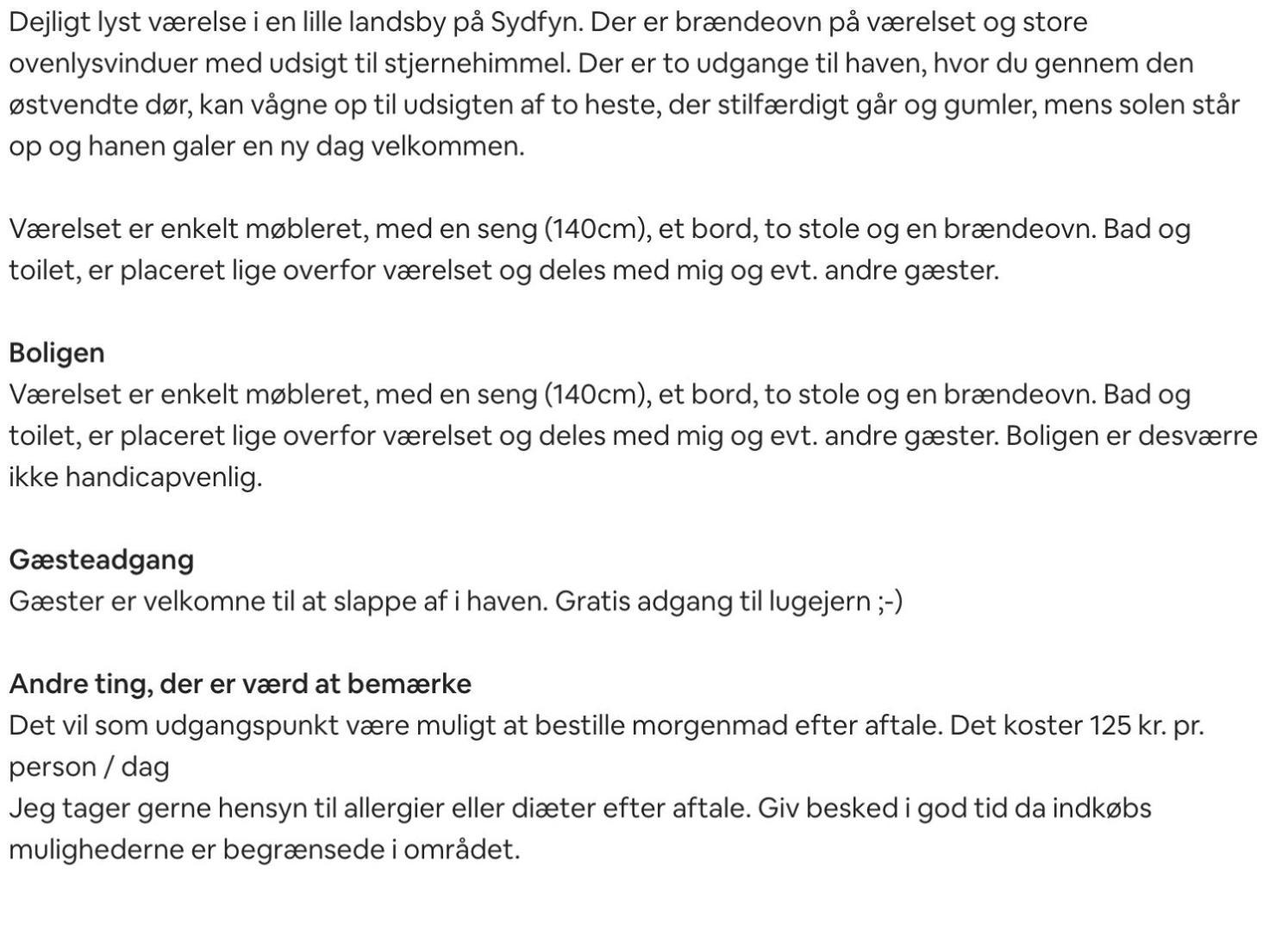 Kardemommehuset Panzió Vester-Skerninge Kültér fotó